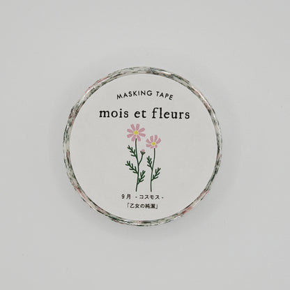 Cosmos - Mois et Fleurs Washi Tape
