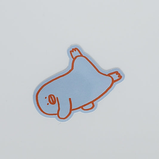 Breakdancing Penguin - Die-cut Sticker