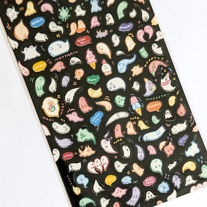 Wiggly Ghosts - Sticker Sheet
